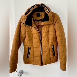 ONLY Quilted Jacket - EUC - Faux Fur Collar